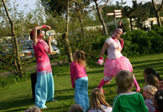Animatie op de camping Ginsterveld